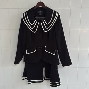 Midnight Velvet skirt suit size 14